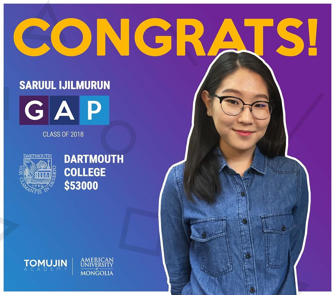 Saruul Ijilmurun - Dartmouth College